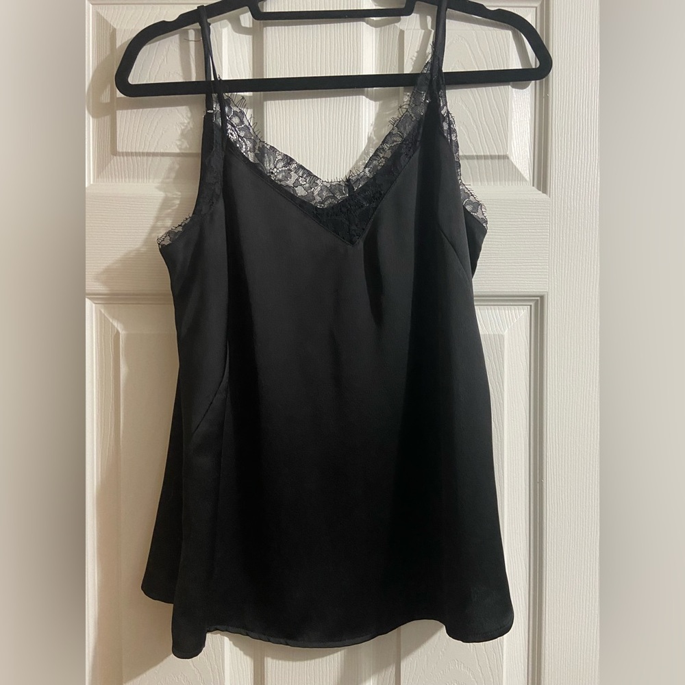 Dynamite Lace Trim Camisol Blouse